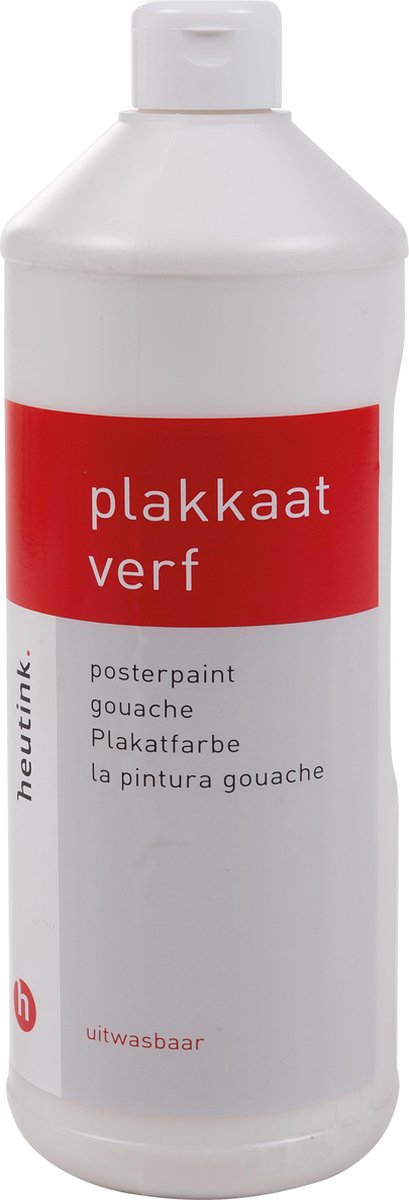 Plakkaatverf | Heutink | Wit | 1 liter